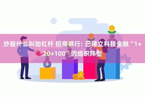 炒股什么叫加杠杆 招商银行: 已建立科技金融“1+20+100”的组织阵型