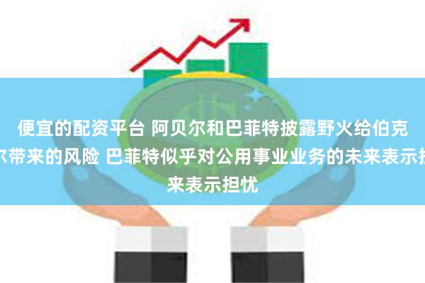 便宜的配资平台 阿贝尔和巴菲特披露野火给伯克希尔带来的风险 巴菲特似乎对公用事业业务的未来表示担忧